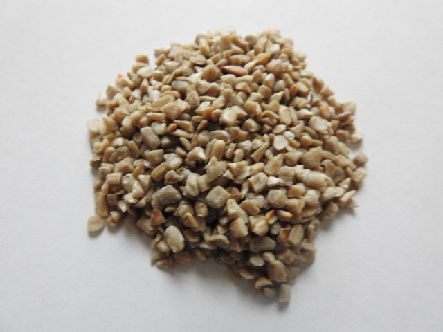 Close-up of sunflower chips used for feeding goldfinches