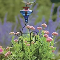 decorative hummingbird feeder