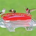 window mounted hummingbird feeder